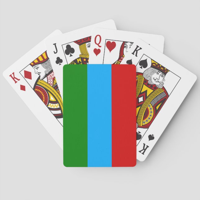 Republic of Karelia Flag Playing Cards (Back)