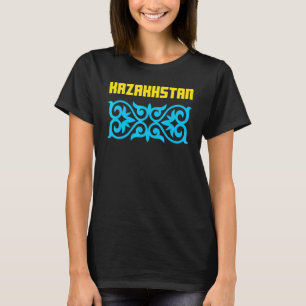 Republic of Kazakhstan Qazaqstan Kazakh flag 16 T-Shirt