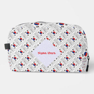 Republic of Korea Flag Ancestry Dopp Kit