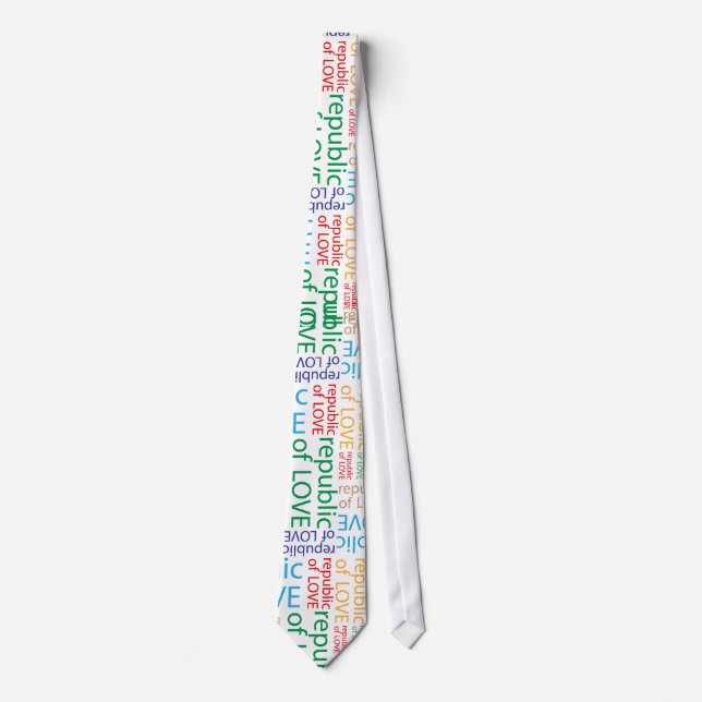 Republic of love tie (Front)