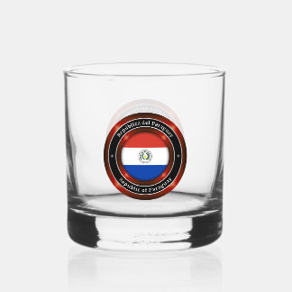 Republic of Paraguay Whiskey Glass