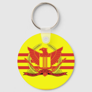 Republic of South Vietnam Military Forces Flag Keychain
