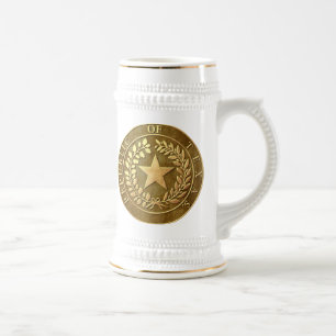Republic of Texas Seal Beer Stein
