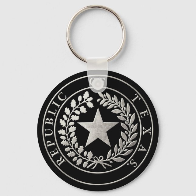 Republic of Texas Seal Keychain (Front)