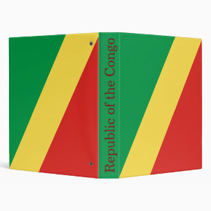 Republic of the Congo Flag Binder