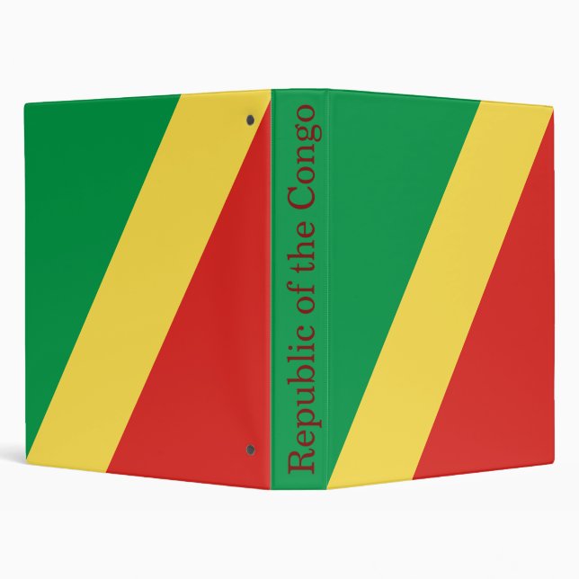 Republic of the Congo Flag Binder (Background)