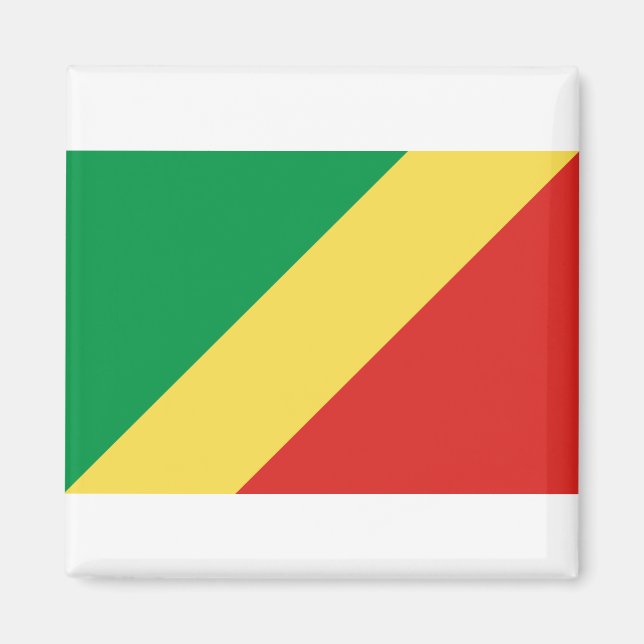 Republic of the Congo Flag Magnet (Front)