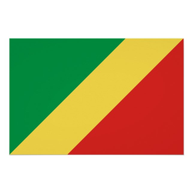 Republic of the Congo Flag Poster (Front)