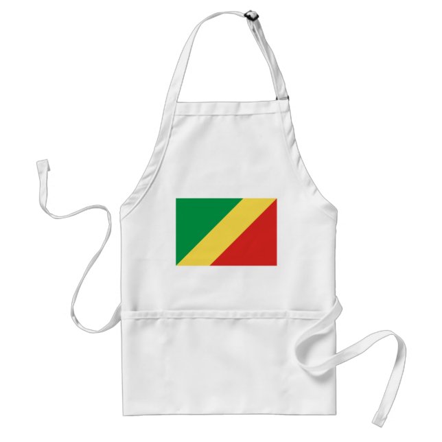 Republic of the Congo Flag Standard Apron (Front)