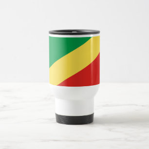 Republic of the Congo Flag Travel Mug