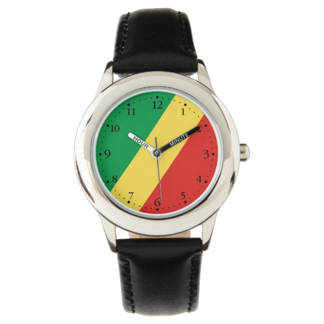 Republic of the Congo Flag Watch (Front)