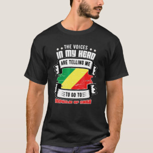 Republic Of The Congo In My Head T-Shirt