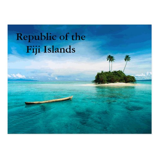 Republic of the Fiji Islands postard Postcard | Zazzle