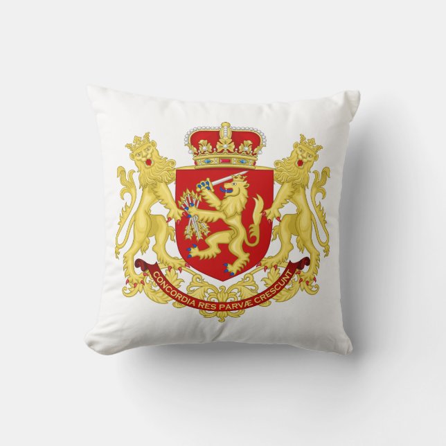 Republic of United Netherlands  Coat of Arms Throw Pillow (Front)