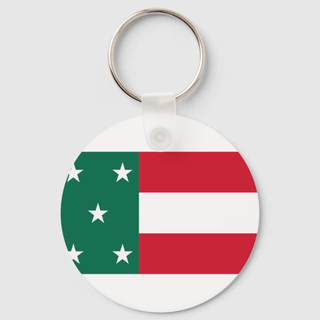Republic Of Yucatan, Mexico flag Keychain (Front)