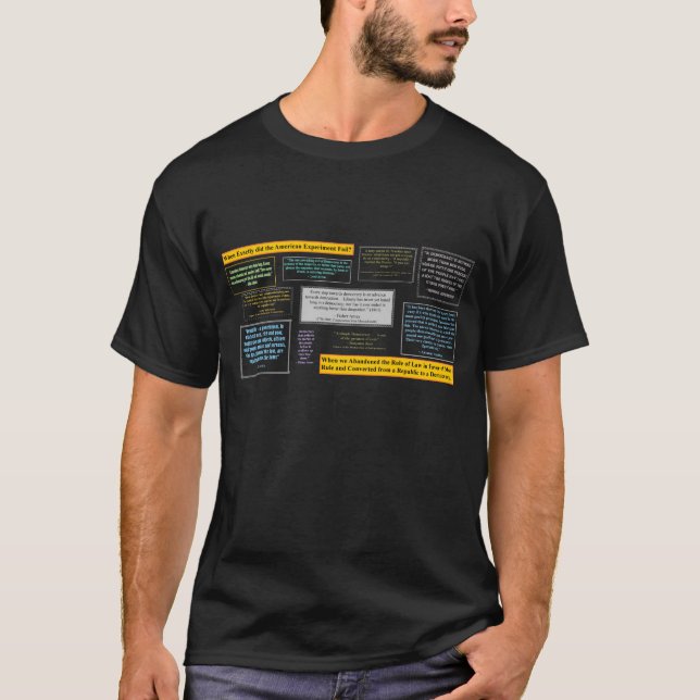 Republic Or Democracy T-Shirt (Front)