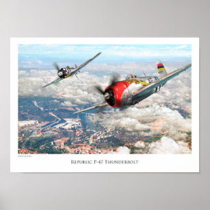 Republic P-47 Thunderbolt Poster