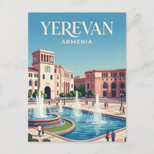 Republic Square Armenia Postcard