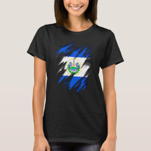 Republica De El Salvador Flag T-Shirt