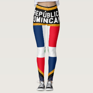 República Dominicana Flag Leggings