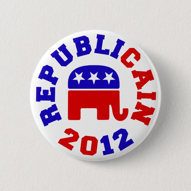 Republicain 2012 Herman Cain Election Buttons (Front)