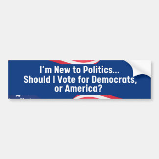 Republican Anti-Democrat Bumper Sticker