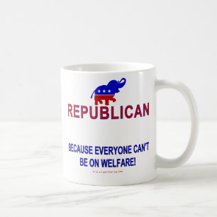 Republican because... coffee mug