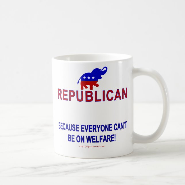 Republican because... coffee mug (Right)