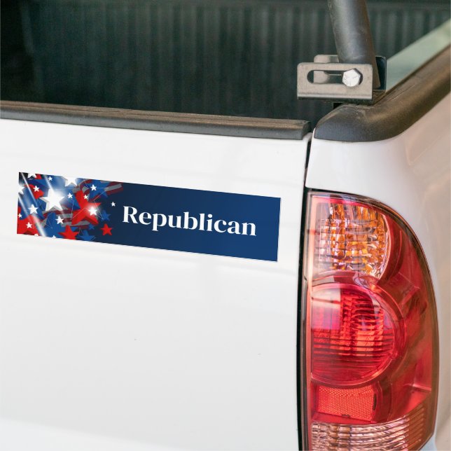 Republican Bumper Sticker (On Truck)