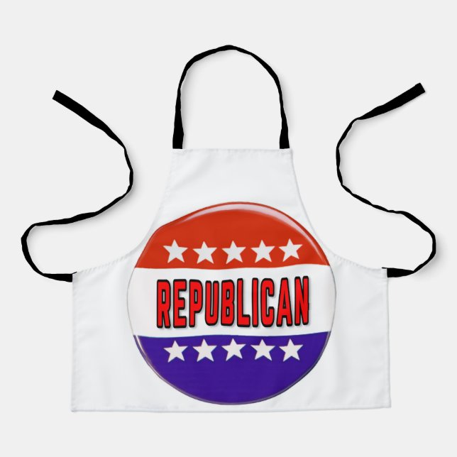 Republican Button Apron (Front)