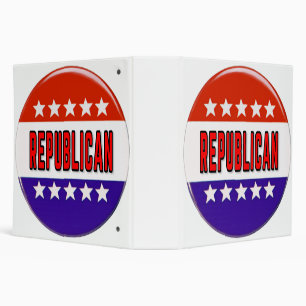 Republican Button Binder