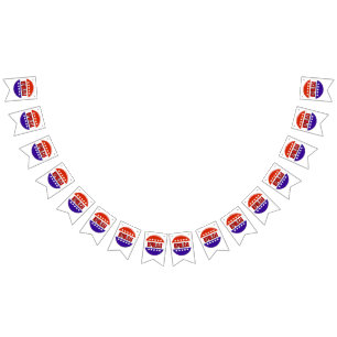 Republican Button Bunting Flags