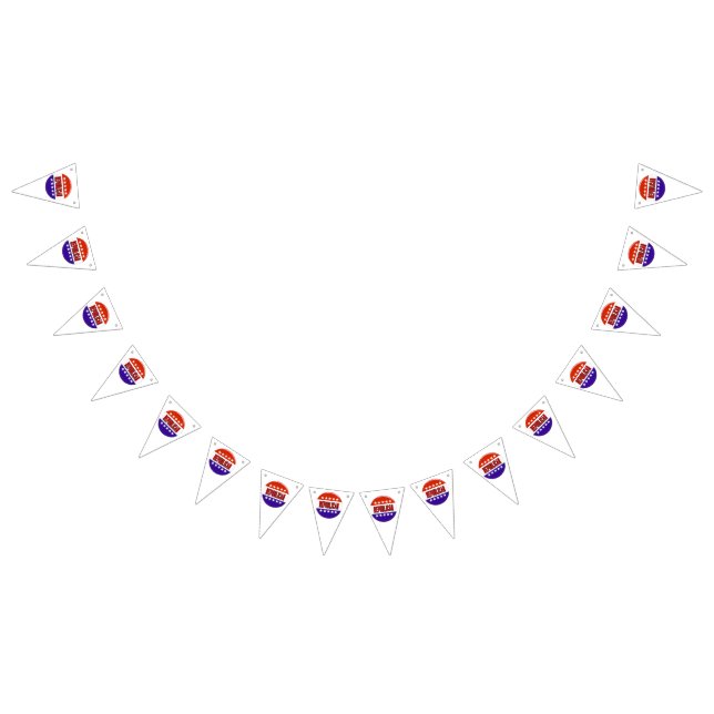 Republican Button Bunting Flags (All)