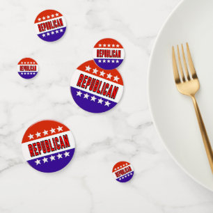 Republican Button Confetti
