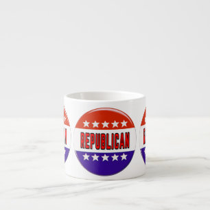 Republican Button Espresso Cup
