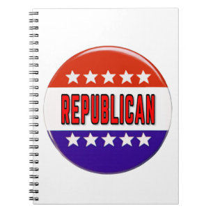 Republican Button Notebook