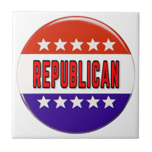 Republican Button Tile
