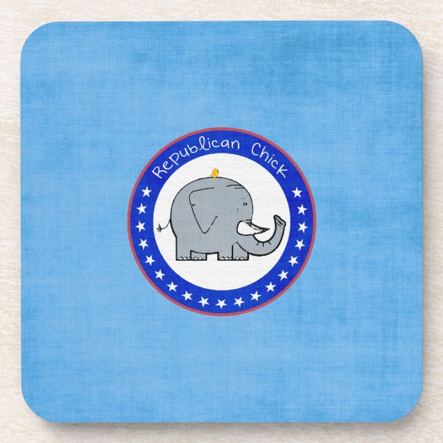republican chick coaster (Front)
