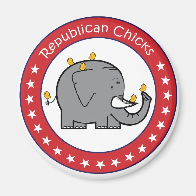 republican chicks magnet (Front)