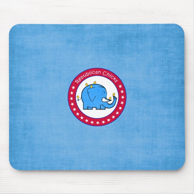 republican chicks mousepad (Front)