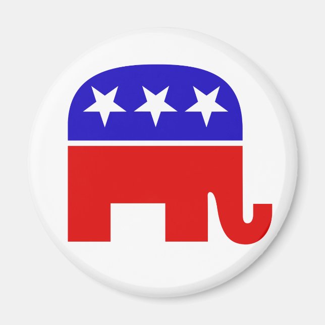 Republican Elephant Magnet (Front)