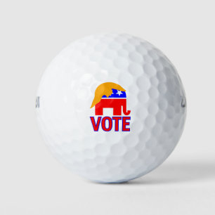 republican elephant vote trump 2020 golf balls