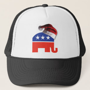 Republican-Elephant-XMAS Trucker Hat