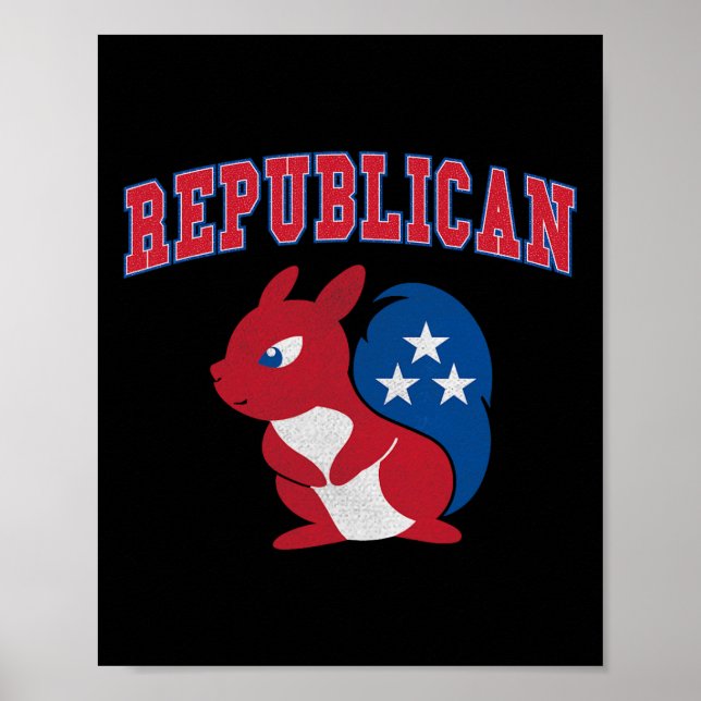 Republican For P’nut Peanut In Honor Of P’nut Grea Poster (Front)