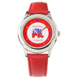 Republican In Training Numbered Watch
