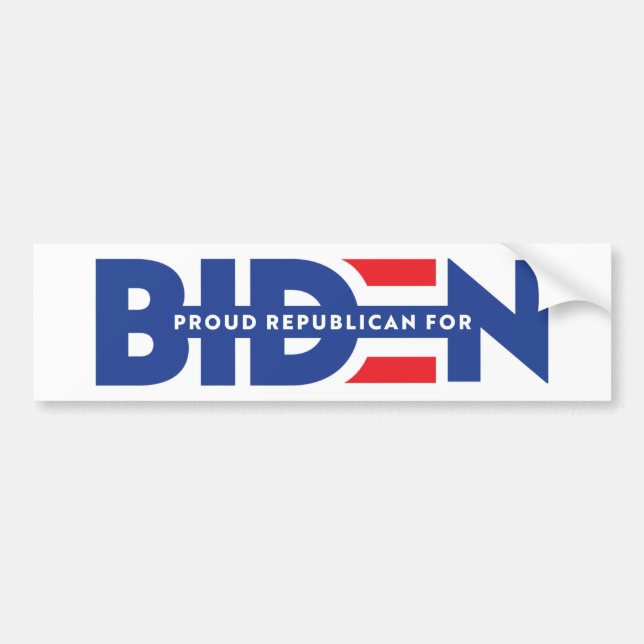Republican Joe Biden Bumper Sticker (Front)