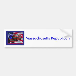 republican, Massachusetts Republican Bumper Sticker