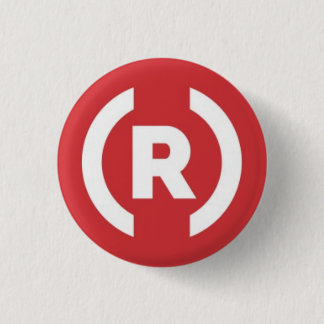 Republican Party Logo 1 Inch Round Button