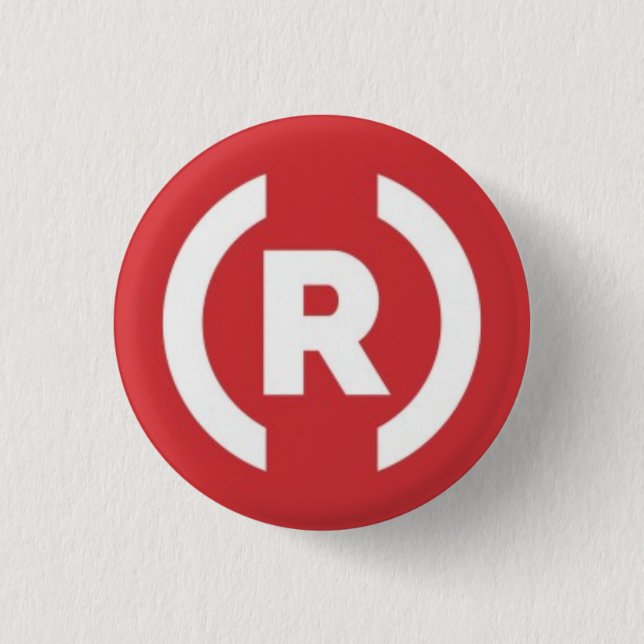 Republican Party Logo 1 Inch Round Button (Front)