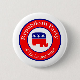 Republican Party of the US 2 Inch Round Button